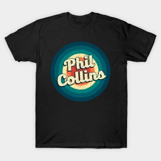 Graphic Phil Name Retro Vintage Circle T-Shirt